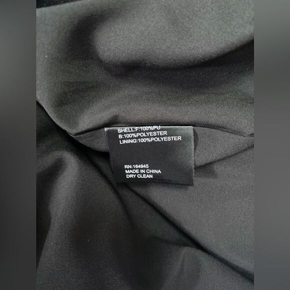 Alice By Temperley Becky Faux Leather Shirt Dress size 4 - Picture 14 of 14